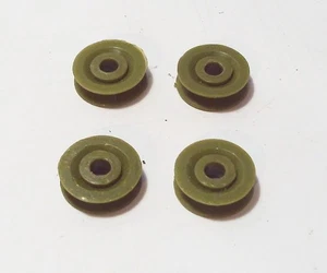 Polea Meccano 12mm sin Boss Plástico Verde Claro x 4 (Referencia Nº449) - Imagen 1 de 1