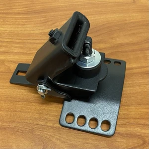 Harley Davidson 97-22 Touring Black Plug-in Rider Backrest Mount - Picture 1 of 5