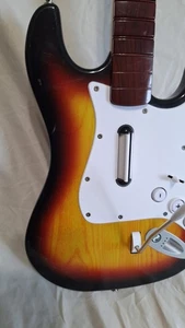 Rock Band Fender Stratocaster Wireless Guitar (Sunburst) Wii UnTested - Picture 1 of 10