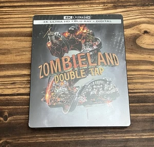 ZOMBIELAND DOUBLE TAP 4K+BLU-RAY Best Buy Steelbook OOP Ships Boxed *Brand New* - Picture 1 of 6