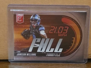 2025 Panini Donruss Elite/Full Throttle #14 Jameson Williams (Lions) - Foto 1 di 2