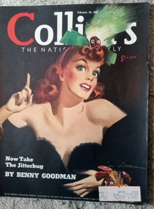 K312 Collier's Vintage Magazine  2 11 1939 E Haycox  O C Cohen W Disney Dimaggio - Picture 1 of 2