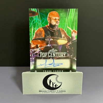 Frank Ferrer (#1/3 Autograph) -- 2025 Leaf Pop Century Metal Vinyl Signs BA-FF1 - Image 1 of 3