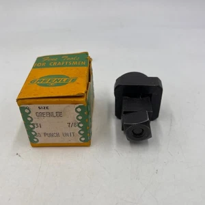 NOS Greenlee No. 731 7/8” square punch - knockout - made in the U.S.A - Picture 1 of 9