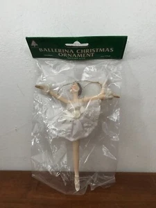 Vintage The Christmas Store Vinyl Ballerina Ornament Spain’s Inc of Philadelphia - Picture 1 of 5