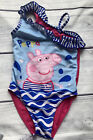 Girls Swimming Costume Peppa Pig 5-6 Years