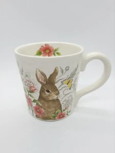 Maxcera Coffee Mug ~ EASTER Bunny Rabbit Floral ~ Spring - Picture 1 of 10