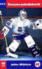 1995-96 Finnish TuTo Turku Phone Cards #15 Jukka Makitalo