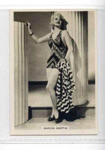(Jg2265) ARDATH PHOTO CARDS,FILM STARS J,MARION MARTIN,1939, - Picture 1 of 2