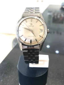 Certina Vintage Cal. 25-651 Automatic Movement Round Stainless Steel Case Date - Picture 1 of 8