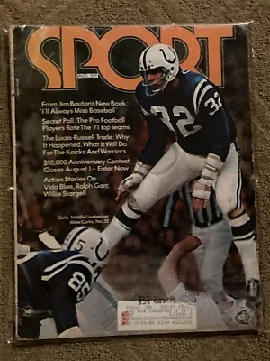MIKE CURTIS BALTIMORE COLTS SPORT MAGAZINE AUGUST 1971 - Image 1 of 2