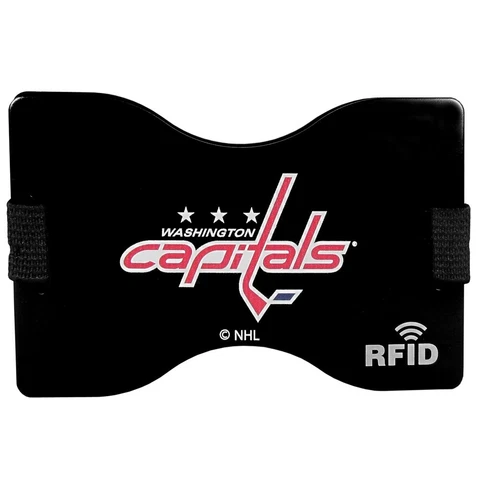 Washington Capitals Wallet RFID Blocking Slim Pocket Money Clip NHL Hockey Fan Cover