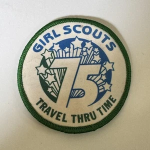 Vintage Girl Scouts 75th Anniversary Tradition with a Future 3” Patch 1987 - Picture 1 of 3
