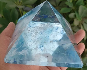 659g BONITO AZUL FUNDICIÓN CUARZO PIRÁMIDE CURACIÓN 1 - Imagen 1 de 9