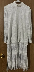 Damianou Vintage silver dress size L - Picture 1 of 5