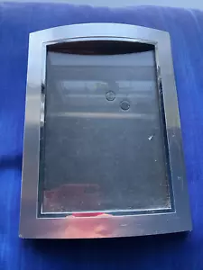Photo Bevel Frame Silver Coloured Beveled Picture 16cm x 20cm Glass Versatile - Picture 1 of 8