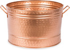 Designs C-50C Coppertub round Hammered Copper Plated Galvanized Tub