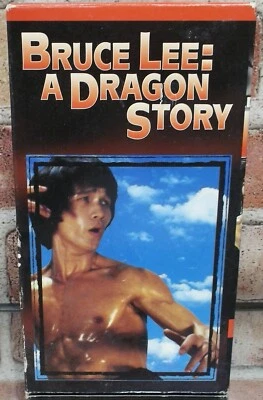 Bruce Lee A Dragon Story 1997 VHS Tape Kung Fu Biopic Cinema Martial Arts - Image 1 of 4