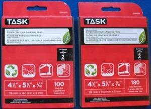 Task Levigatrice ECO Super Contour Senza Solventi 100, 180 Grana - 4 Pastiglie in Totale - Foto 1 di 1