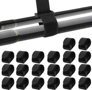 20Pcs Fishing Rod Belt Stretchy Straps & Tackle Ties, Elastic Fishing Rod Hol... - Picture 1 of 2