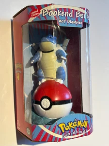APPLAUSE POKEMON BLASTOISE #9 SUJETALIBROS BANCOS EDICIÓN LIMITADA 1998 de colección nuevo en caja - Imagen 1 de 3