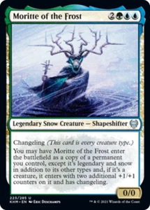 Moritte of the Frost FOIL Kaldheim NM Blue Green Uncommon MAGIC CARD ABUGames - Picture 1 of 1