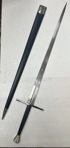 CAS Hanwei Tinker Longsword Fixed 35" Spring Steel Blade Leather Wrapped Handle - Picture 1 of 24
