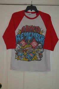 VTG ANVIL A DAY TO REMEMBER ADTR BAND I GOT WRECKED TOUR CONCERT BASEBALL SHIRT - Picture 1 of 15