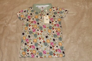 NWT Bums and Roses Space Theme Shirt 9/10Y - Picture 1 of 6