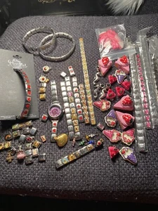 250 Italian Charms & Bracelets dangle & Flat Type Heartslovecatspinketc J93 - Picture 1 of 21