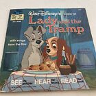 Vintage Walt Disney's Lady and The Tramp Book with Record #307 1979 33 1/3 rpm 