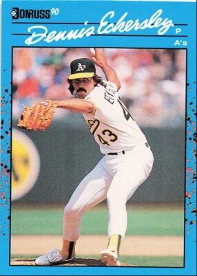 1990 Donruss Best of the AL Dennis Eckersley Oakland Athletics #12 - Image 1 of 2