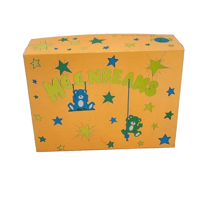 VINTAGE 1990's MOONBEAM SCHOOL TEACHERS TEDDY BEAR EMPTY PENCIL STORAGE BOX - Image 1 of 4