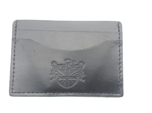 British Bag Company Hi Shine Black Leather Credit Card Holder NEW - Picture 1 of 3