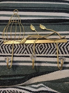 Birdhouse Key Hat Scarf Purse Hook Rack Wall Hanging Home Decor Wall Art Accent - Picture 1 of 10