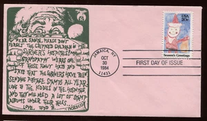 #2108 20c Christmas Santa Claus FDC Scarce NATSCO Shrine Cachet G1588 - Picture 1 of 2
