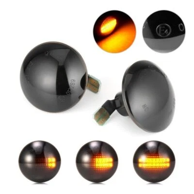 Dynamic Side Marker LED Turn Signal Indicator Blinker Light For Range Rover L322 - Image 1 of 4