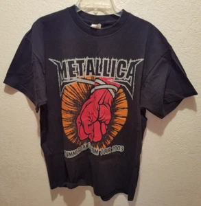 vtg 2003 MTEALLICA Summer Sanitarium Tour concert shirt Dbl sided XL - Picture 1 of 7