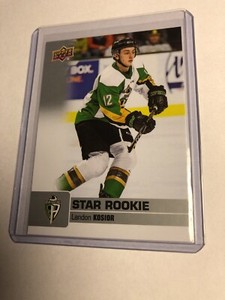 2019-20 UD CHL Star Rookie Landon Kosior #352 RC