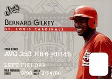 1995 Studio Bernard Gilkey St. Louis Cardinals #68