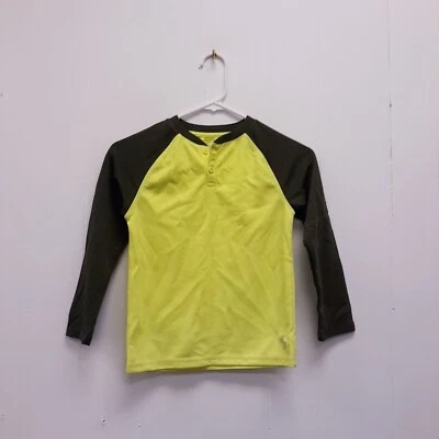 Place Authentic Sportswear round NeckLong Sleeve Sweater Boys yellow/green sz S  - Image 1 of 4