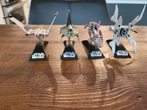 4 Star Wars Titanium Series Micro Neimoidian, Jabba Skiff, V-19, Xizor's Virago Cover