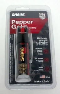 SABRE Pepper Gel with Attachment Clip, 35 Bursts (5X The Competition), 12-Foo... - Picture 1 of 1