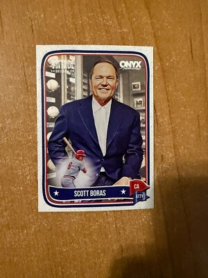 Tarjeta base vintage de béisbol 2024 Onyx - Scott Boras - #OVSCBO Foto 1 de 2
