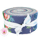 Riley Blake POPPY &amp; POSEY Jelly Roll ROLIE POLIE 40  2.5&quot; strips Quilt FABRIC