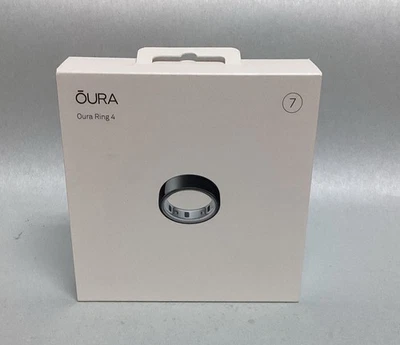 Oura Ring Gen 4 Smart Ring Size 7 Activity Tracker BLACK - New/Sealed - Image 1 of 4