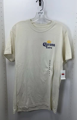 Camiseta Corona Beer Beige Gráfico Talla M Nueva Con Etiquetas Foto 1 de 3