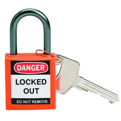 Brady Cppl-Grn-25Al-Ka6 Lockout Padlock, Keyed Alike, Nylon, Green, 1 In - Image 1 of 2