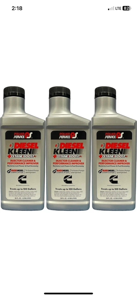 Diesel Kleen Cetane Boost Power Service, 20 Fl oz Pack of 3 - Image 1 of 1