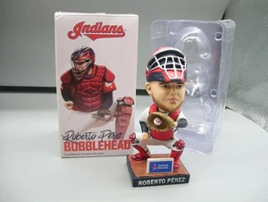 2020 Cleveland Indians Baseball Roberto Perez SGA Bobblehead Nodder With Box MLB - Bild 1 von 7